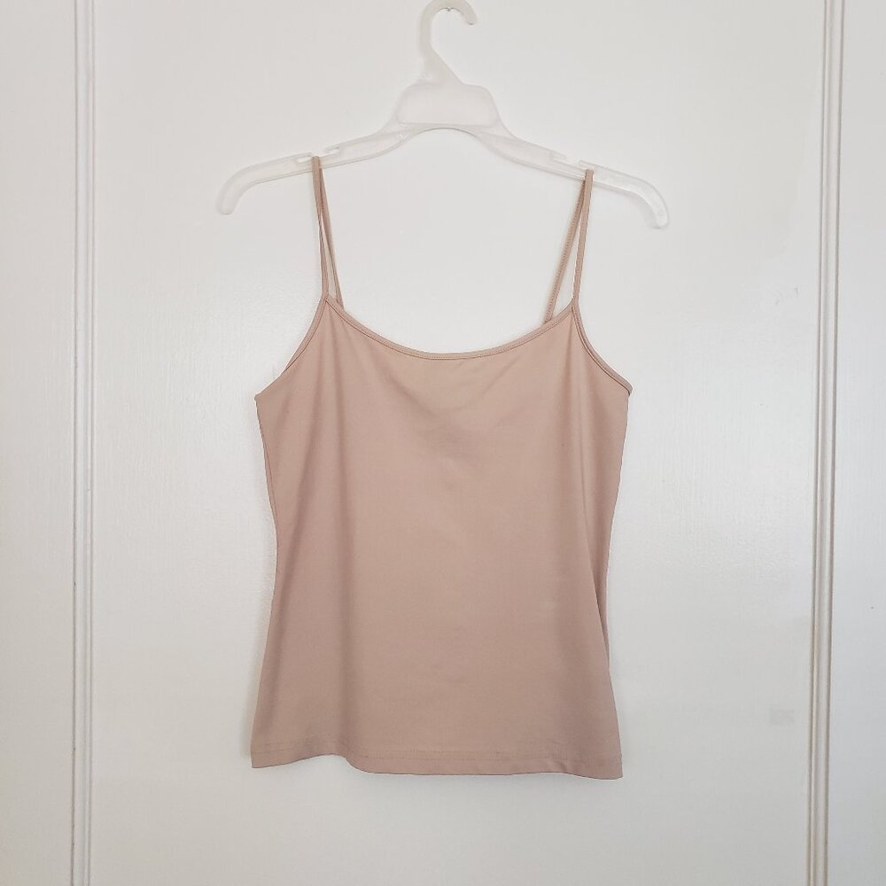 H&M Nude Pink Stretchy Camisole Tank Top Basic S